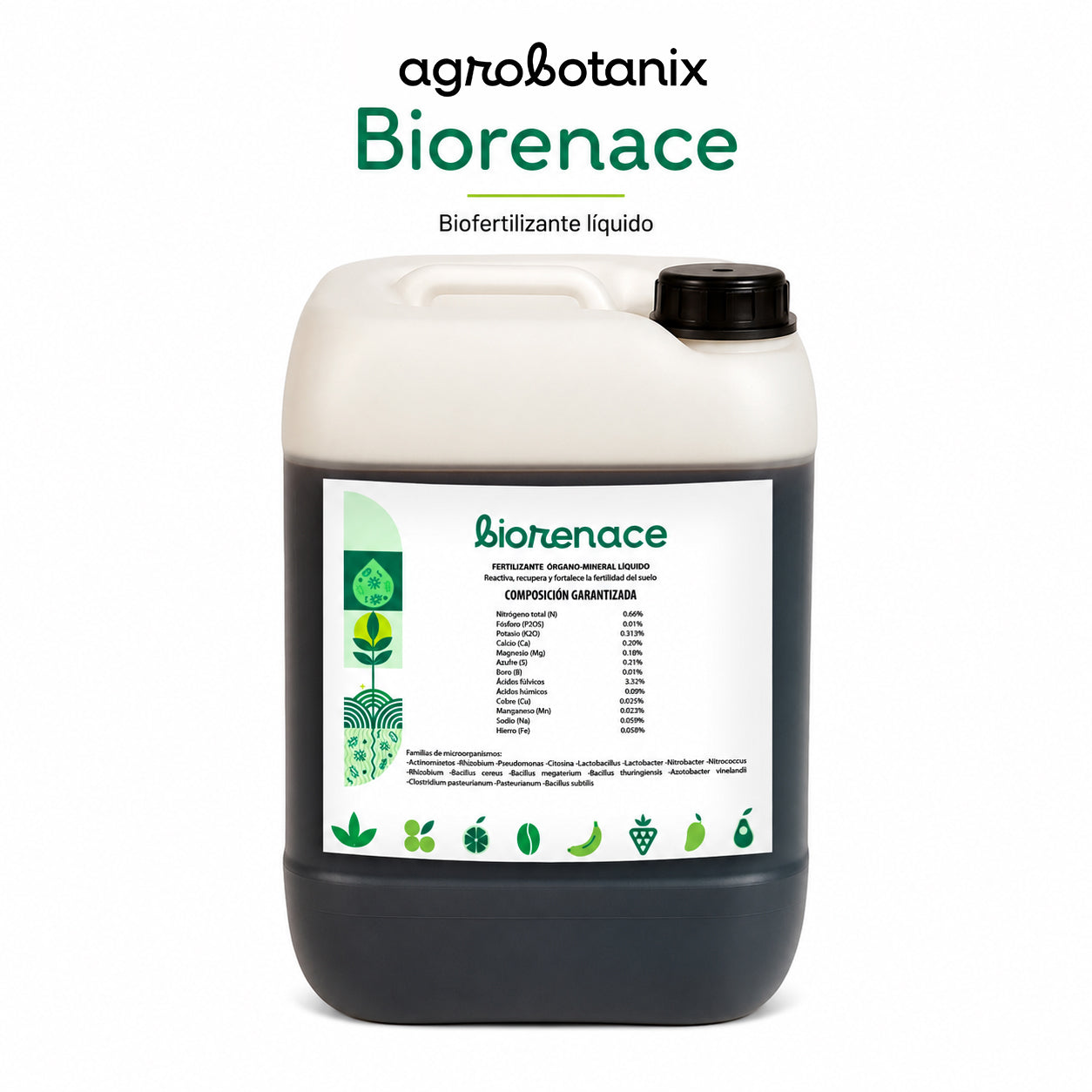 Biorenace - Biofertilizante líquido