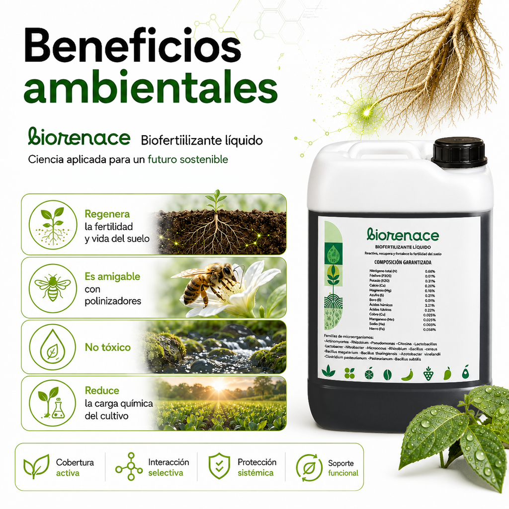 Biorenace - Biofertilizante líquido