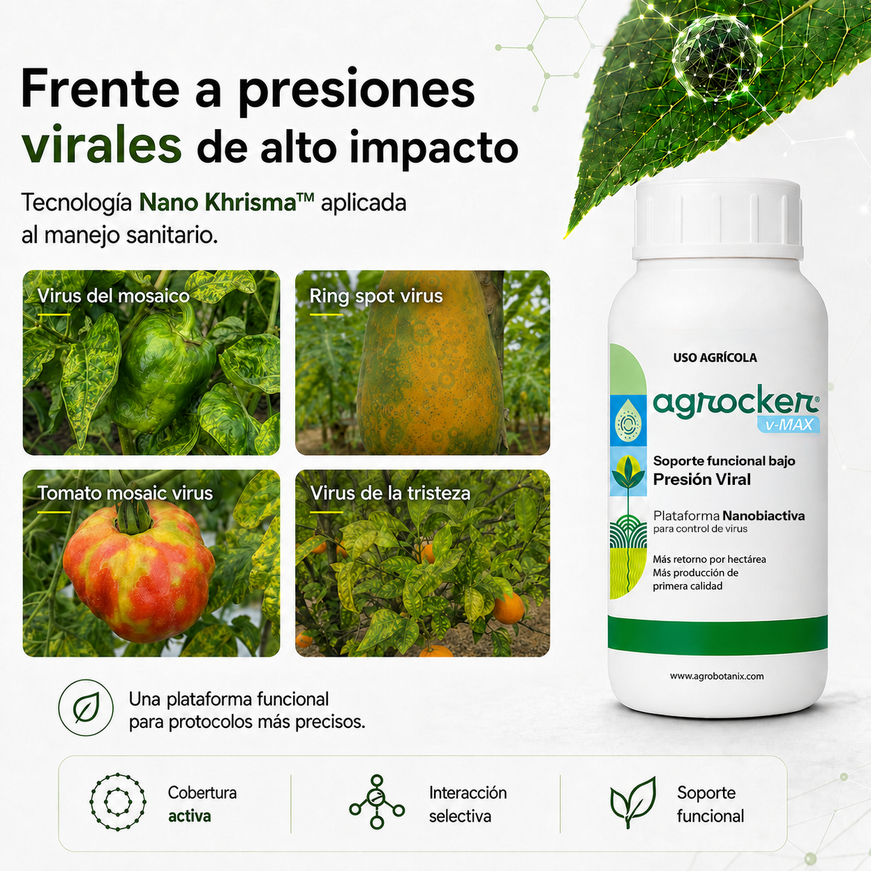Agrocker v-Max - Virucida Nano Particulado