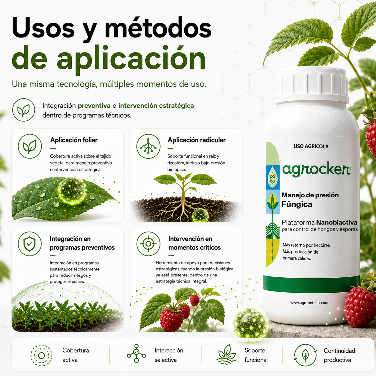 Agrocker - Fungicida Nano Particulado 1 Litro