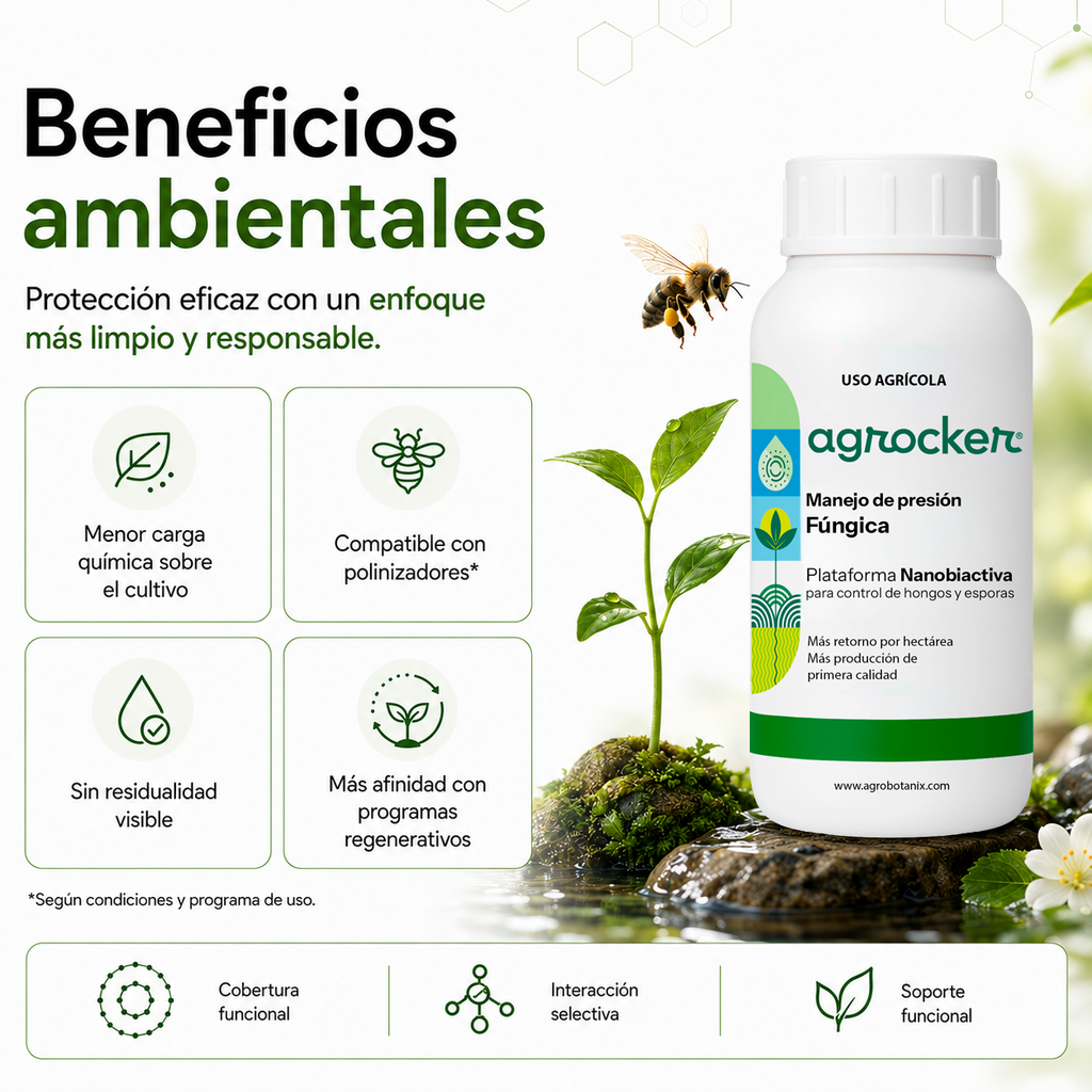 Agrocker - Fungicida Nano Particulado 1 Litro