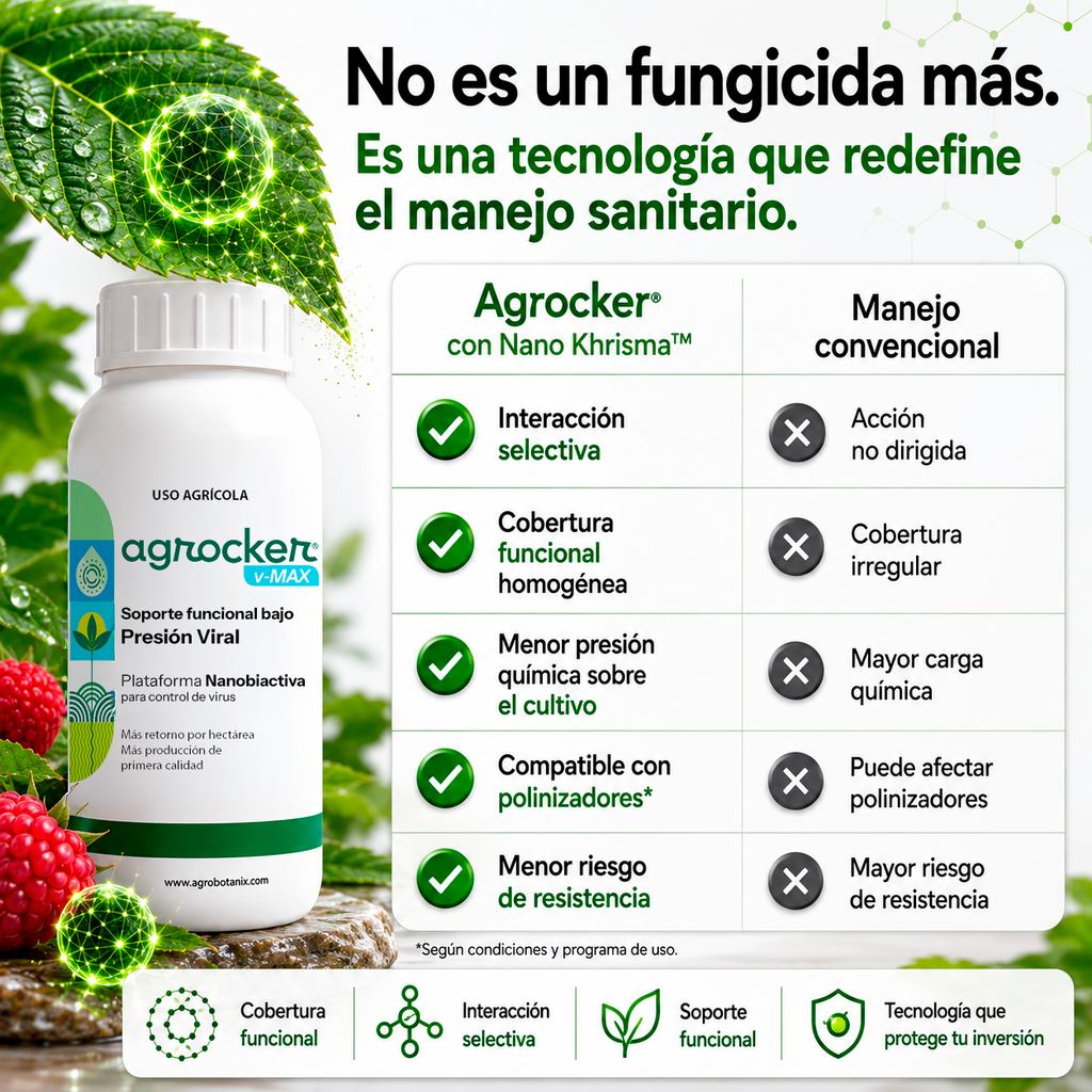 Agrocker v-Max - Virucida Nano Particulado 1 Litro