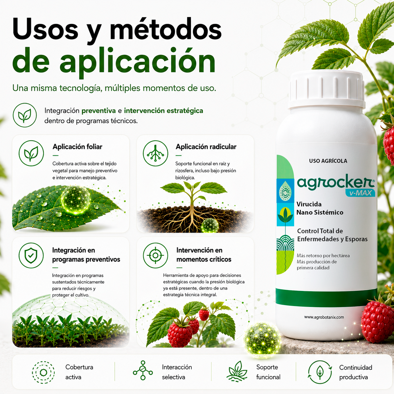 Agrocker v-Max - Virucida Nano Sistémico