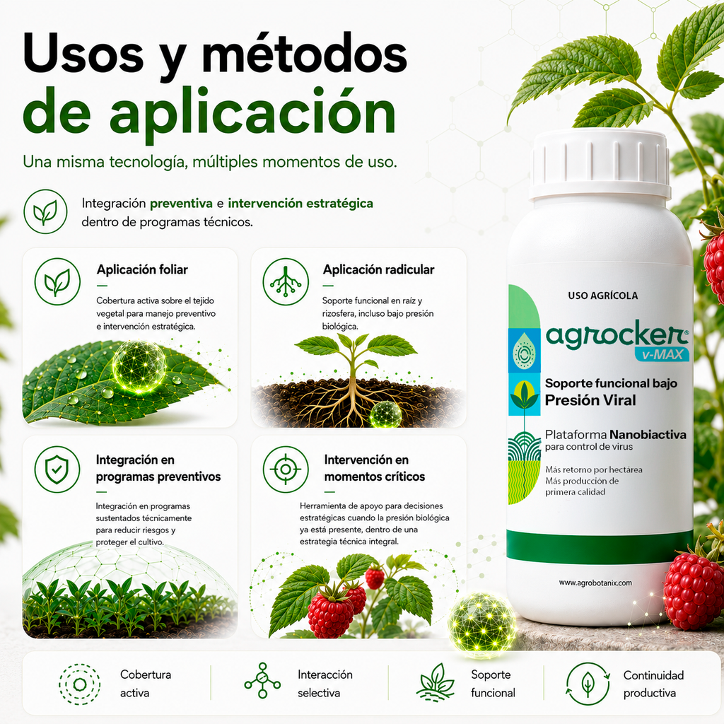 Agrocker v-Max - Virucida Nano Particulado 1 Litro