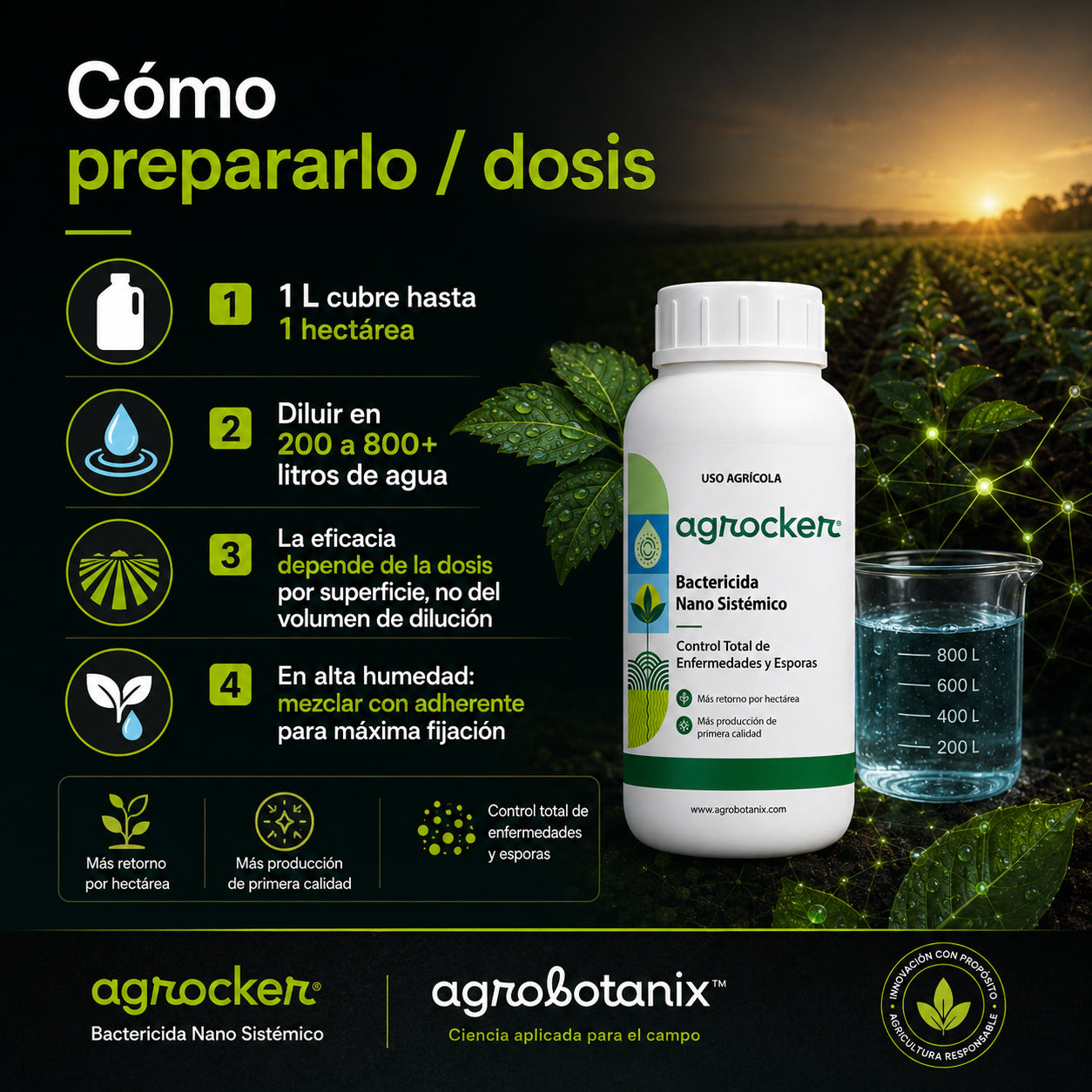 Agrocker - Bactericida Nano Sistémico