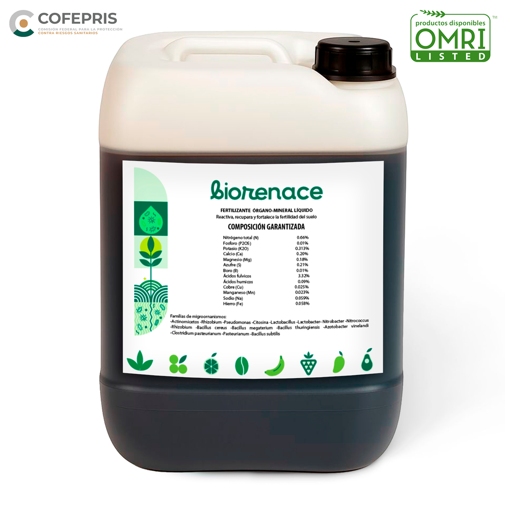 Biorenace - Biofertilizante líquido 20 Litros