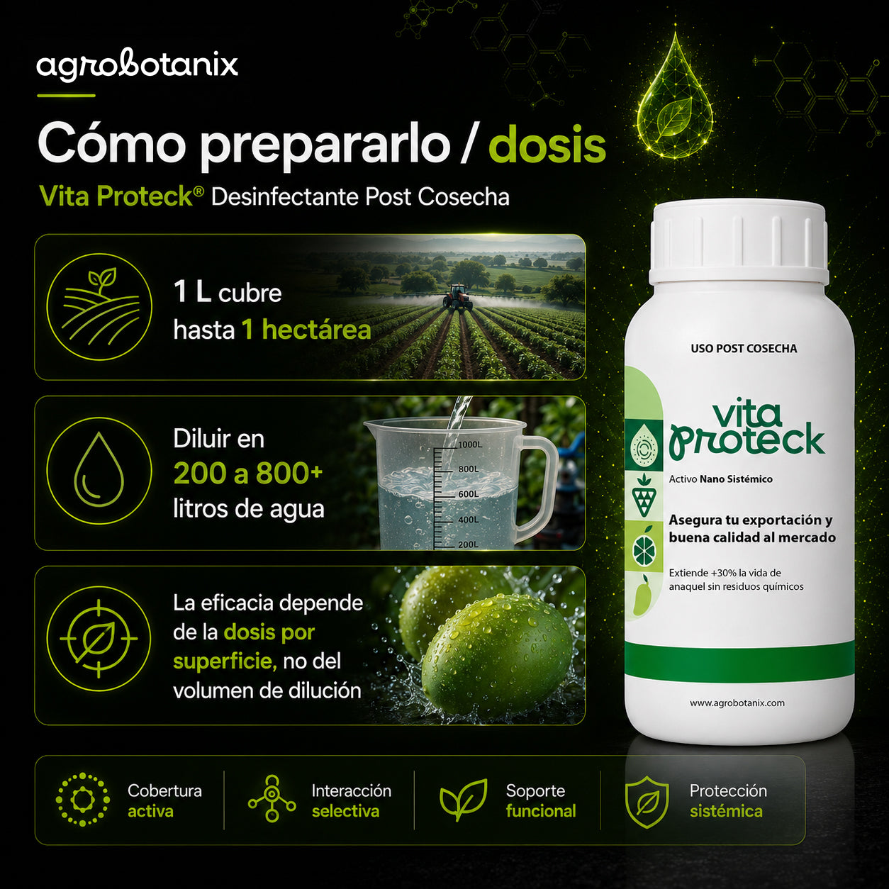 Vita Proteck - Desinfectante Post cosecha